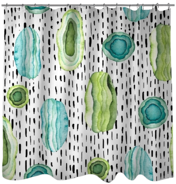 Seamless Pattern Of Watercolor Abstract Shapes With - Towel (400x400), Png Download