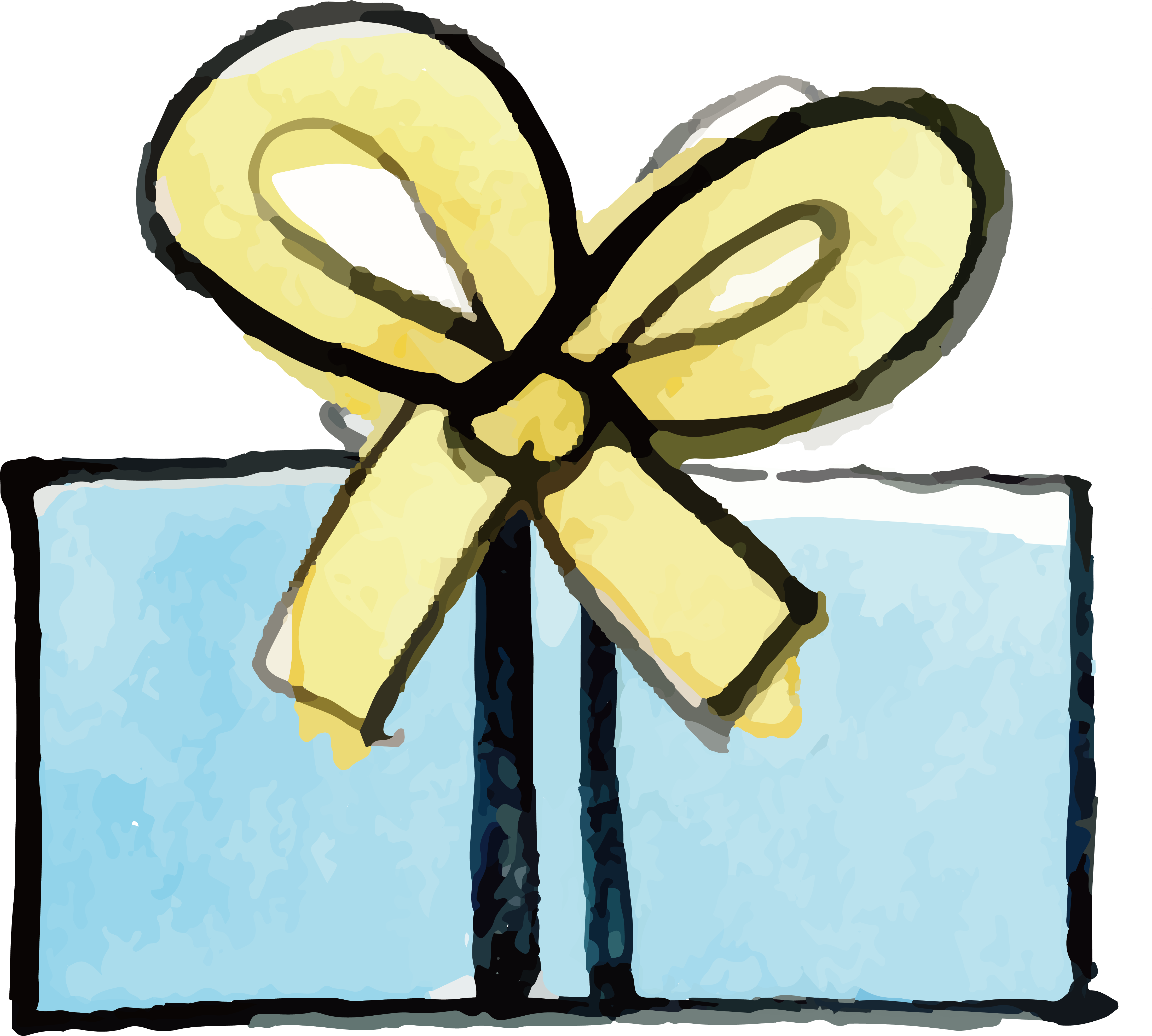 Gift Tag Clip Art Box Design Transprent (4409x3965), Png Download