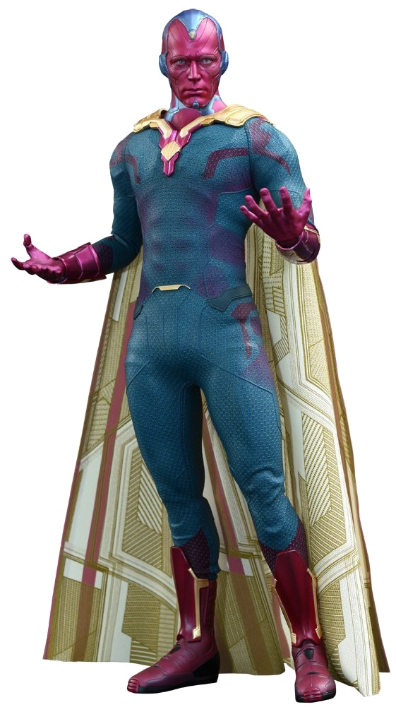 Marvel Vision Png Photo - Avengers 2 - Vision 1:6 Scale Figure (613x1000), Png Download
