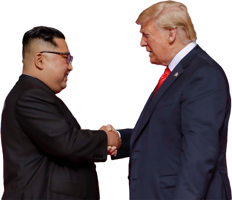 The Much-anticipated Summit Between President Donald - Trump And Kim Jong Un Transparent (1080x810), Png Download