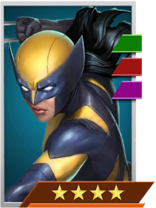 Enemy X-23 - Marvel Universe (319x424), Png Download
