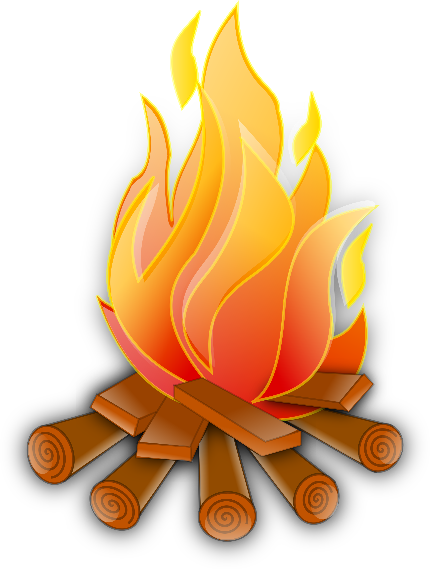 Flames Clipart Fire - Clipart Of Fire (1729x2400), Png Download