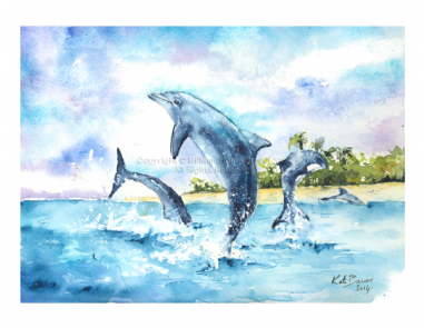 Bottlenose Dolphin (380x380), Png Download