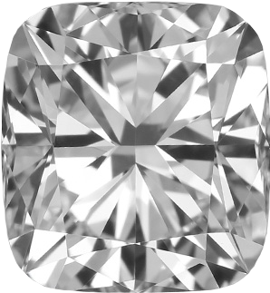 Cushion Cut Diamond - Cushion (350x350), Png Download