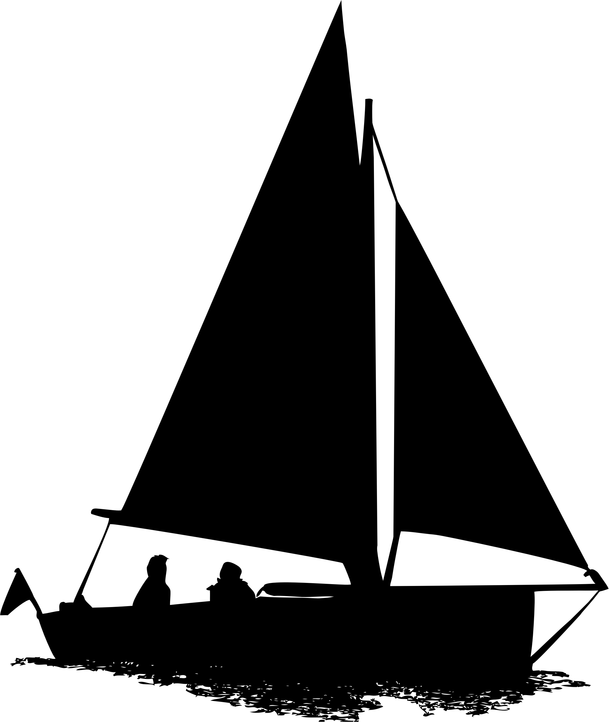 This Free Icons Png Design Of Sailboat Silhouette 2 (1992x2362), Png Download