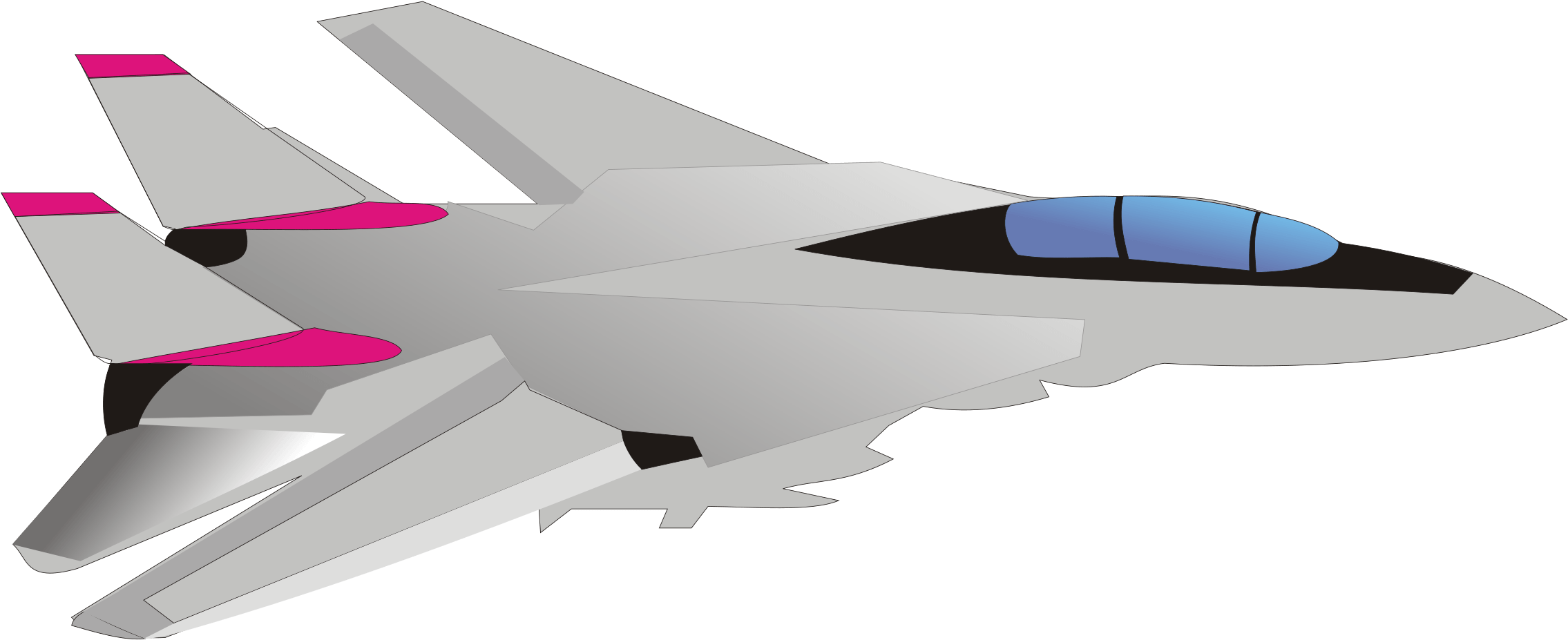 Clipart - F 14 Clip Art (2400x3106), Png Download