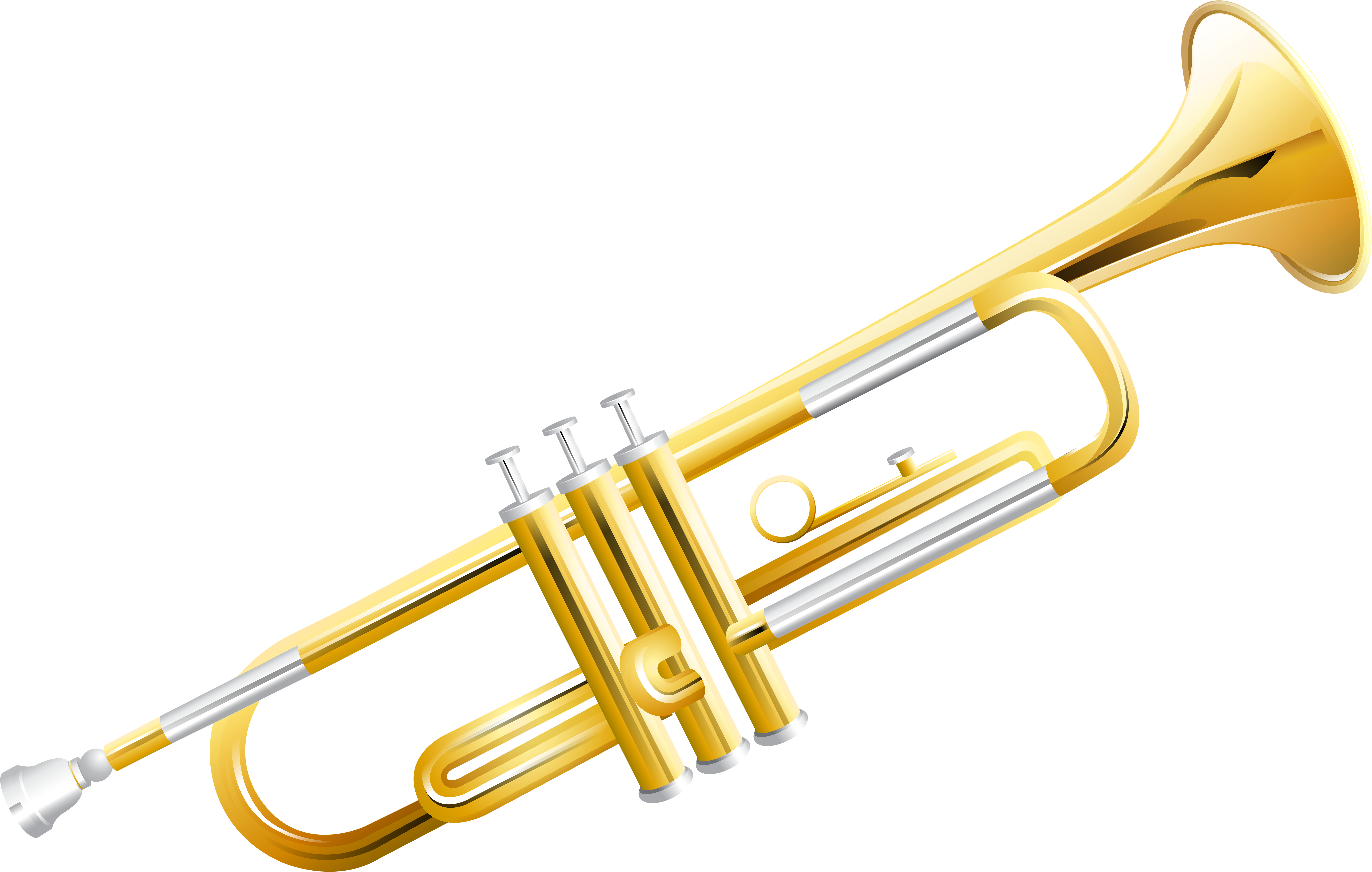 Trumpet Png (8000x5214), Png Download