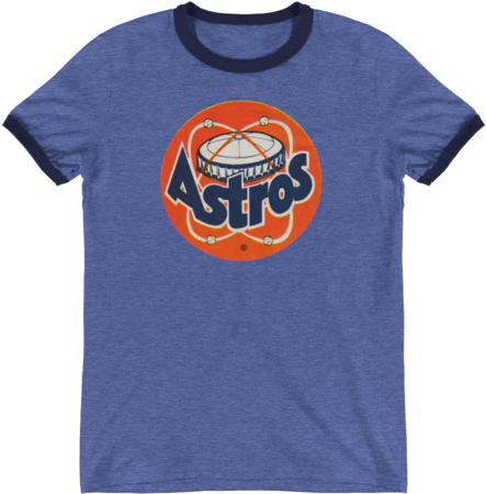 1985 Houston Astros Vintage Tee - Jarden Houston Astros Rawlings Retro Baseball (500x500), Png Download