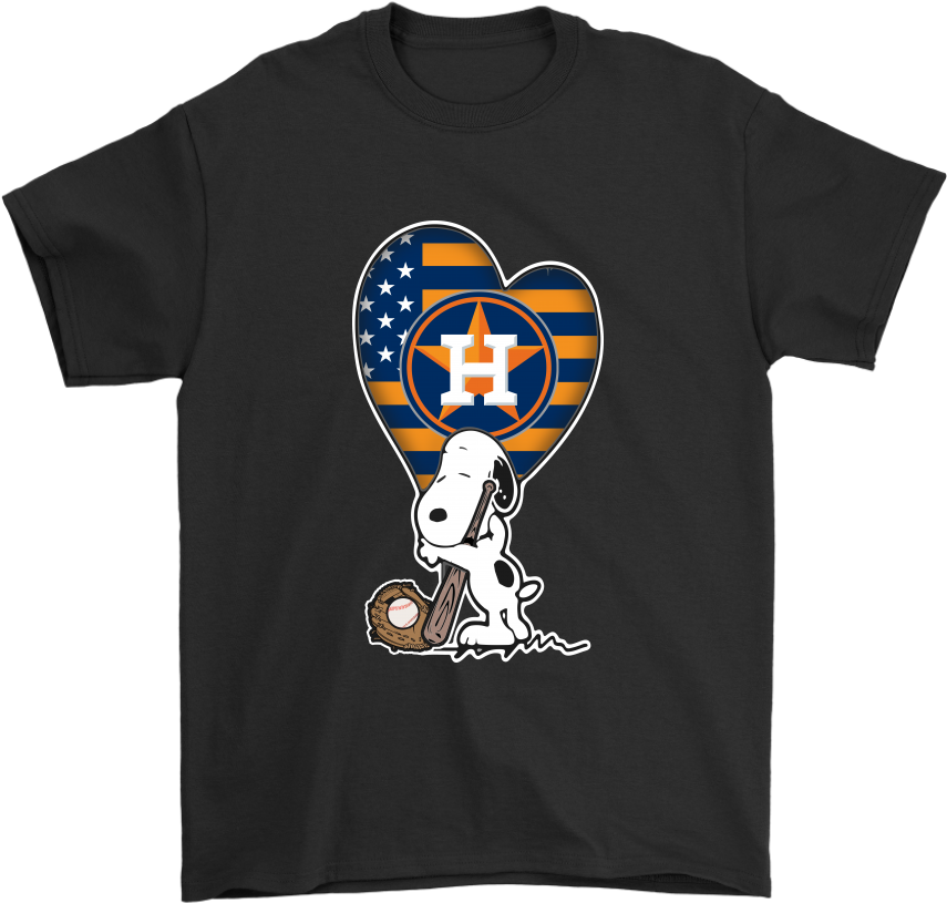 Houston Astros Snoopy Baseball Sports Shirts - You Ll Float Too T Shirt (1024x1024), Png Download