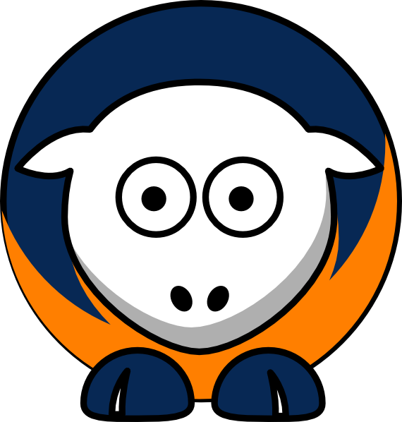 Sheep Houston Astros Team Colors Svg Clip Arts 570 (570x598), Png Download