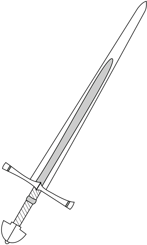 Sword (566x800), Png Download