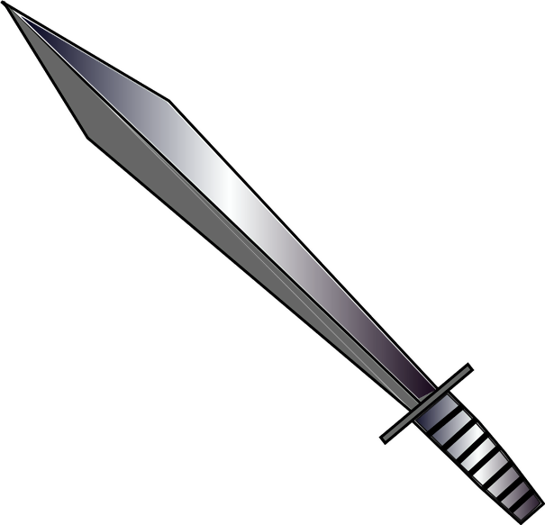 Sword Png Clipart Png Images - Sword Clip Art (400x385), Png Download