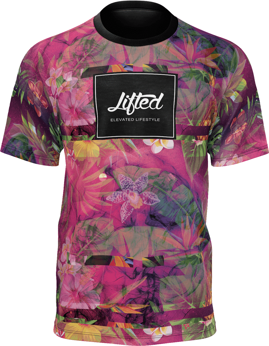 Galaxy Tropical T-shirt Summer 18' - Electronic Cigarette Aerosol And Liquid (1600x1600), Png Download