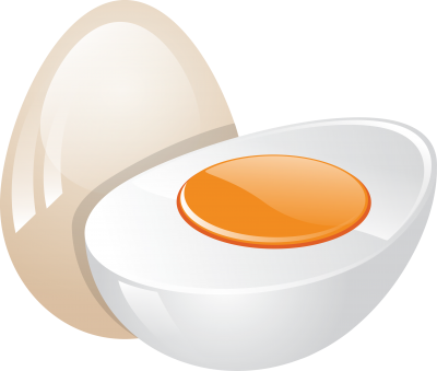 Fried Egg Ten - Яйцо Клипарт (400x339), Png Download