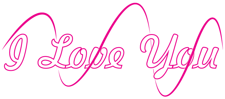 I Love You Png Free Download - Love You Png Text (800x500), Png Download