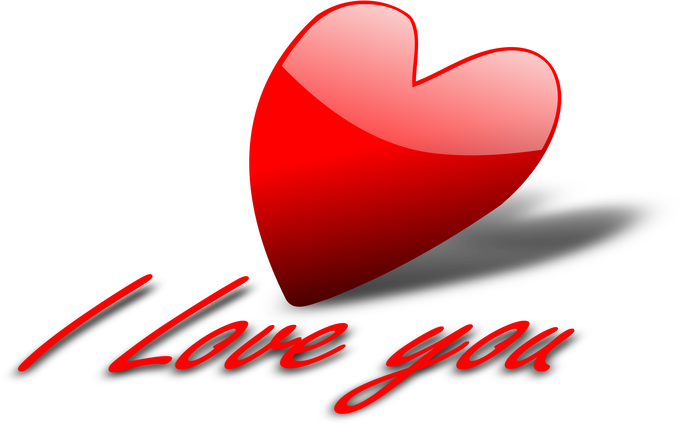 This Free Icons Png Design Of I Love You 5 (2400x1505), Png Download