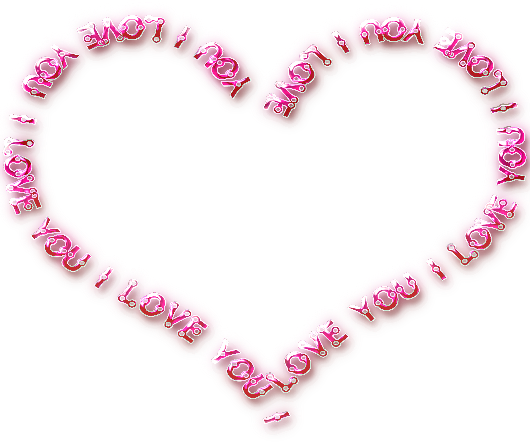 Love Text Png - Heart (1890x1890), Png Download