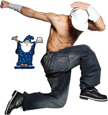 Man Hiphopdance (375x400), Png Download