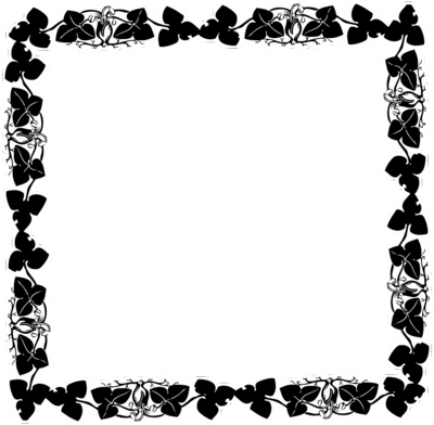 Simple Vintage Borders Png Simple Border Designs Png - .com (400x392), Png Download