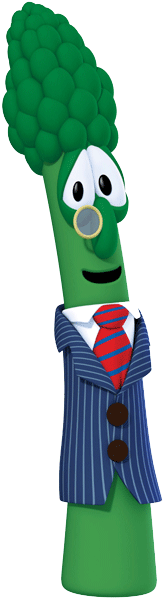 Archibald Wigs - Archibald From Veggie Tales (200x601), Png Download