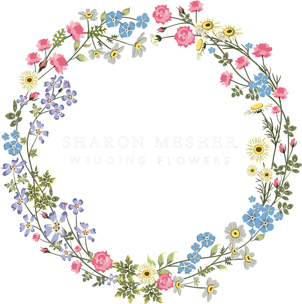 Logo White Png Yazi - Wedding Flower Circle Png (1000x1006), Png Download