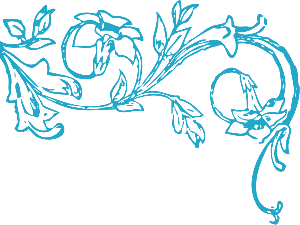 Flowers Borders Clipart Vine Free Clipart On Dumielauxepices - Pumpkin Vines Clipart Black And White (600x450), Png Download