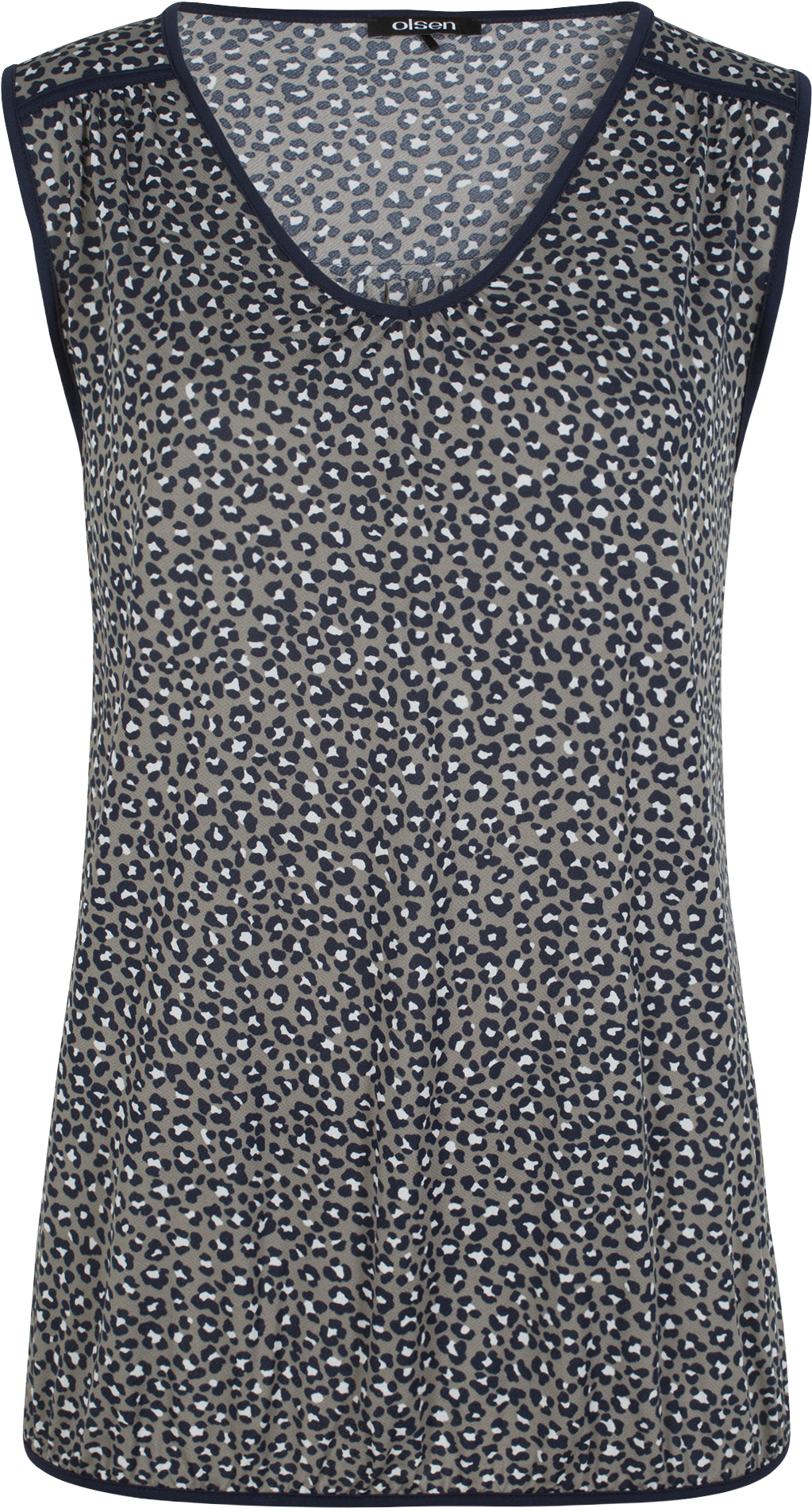 Top Leopard Print - Little Black Dress (1652x1990), Png Download