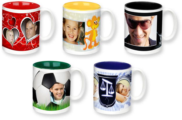 Normal White Mugs - Coffee Mug Printing Png (645x508), Png Download