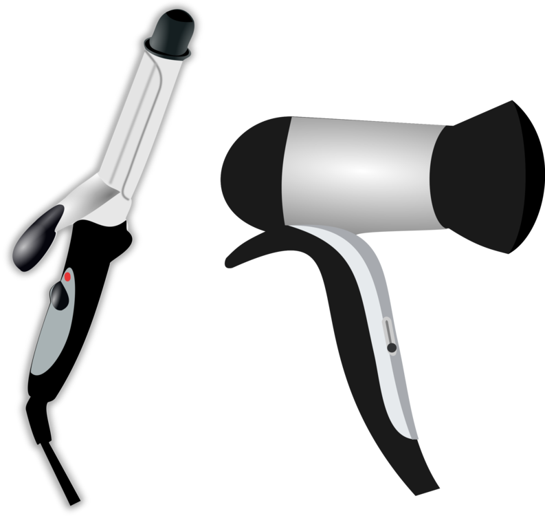 Hair Dryer Clip Art (600x568), Png Download
