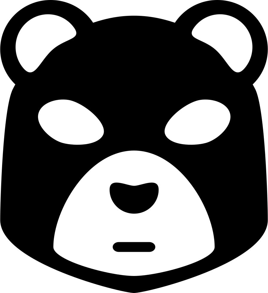 Black Bear Comments - Black Bear Face Png (896x980), Png Download