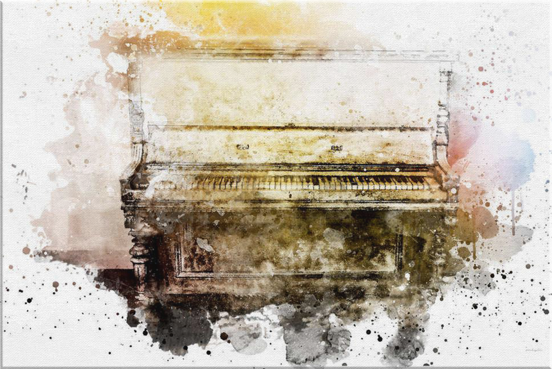 Vintage Piano - Piano (2000x2000), Png Download