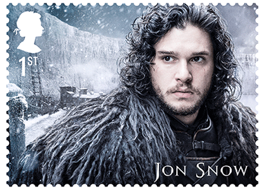 Jon Snow Stamp - Kit Harington Wedding Stamps (378x359), Png Download