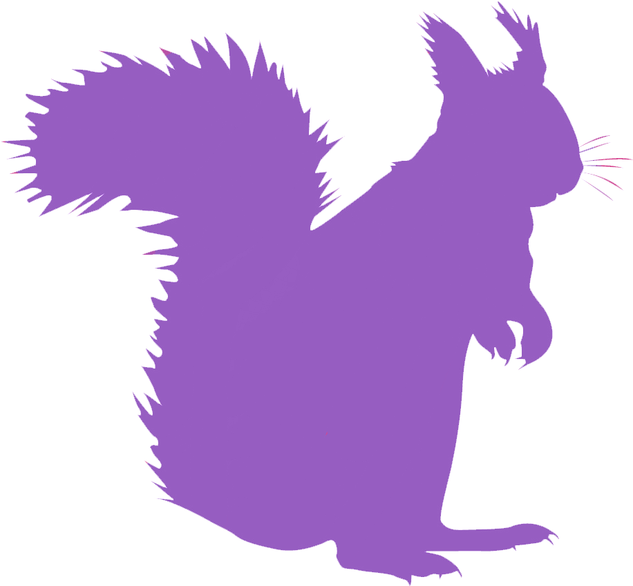 Squirrel Hip Hip Hooray Clipart Pgmhsy Clipart - Purple Squirrel (990x1021), Png Download