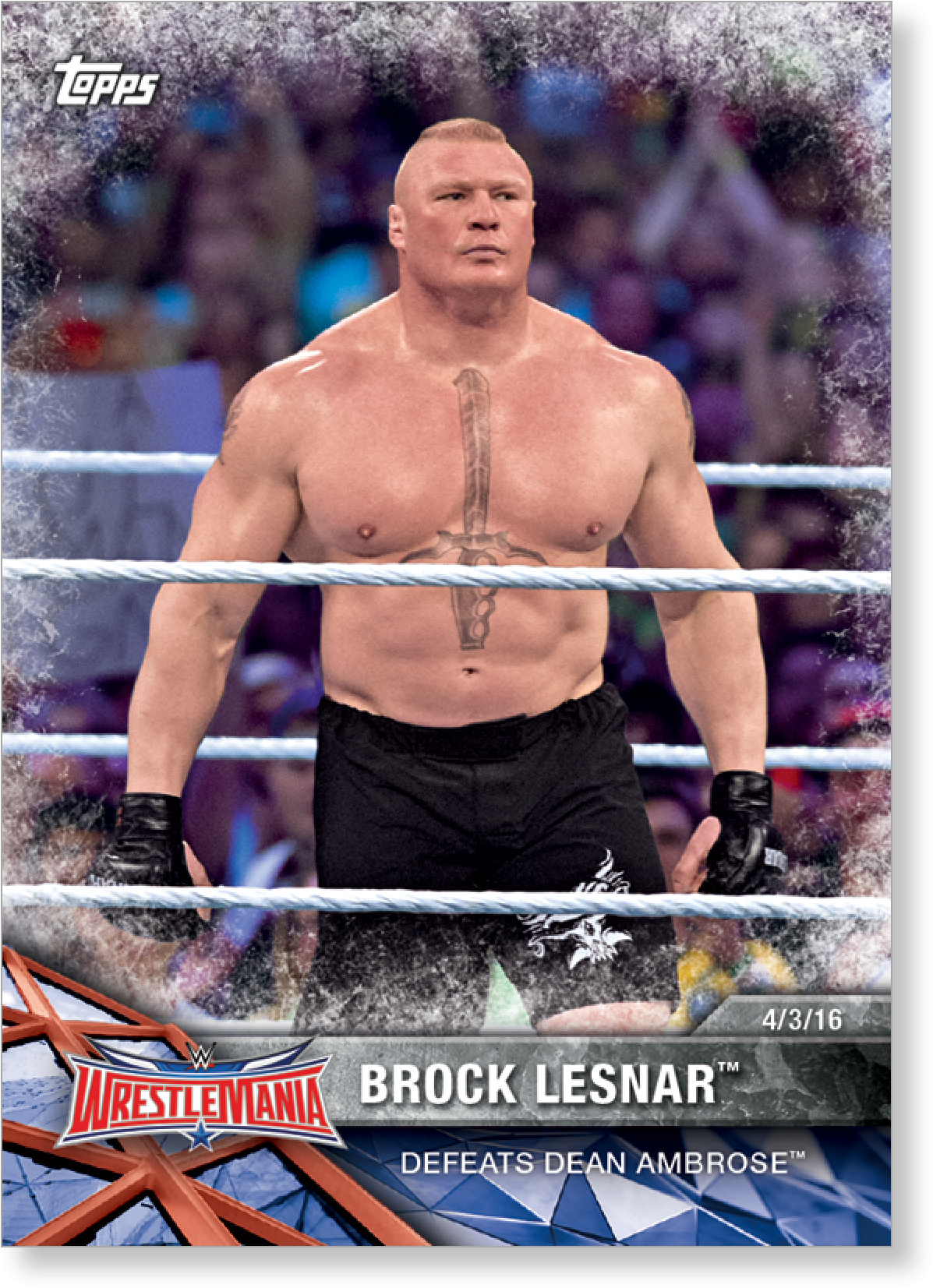 Wwe Brock Lesnar Wrestlemania Photo 2017 (2000x2000), Png Download