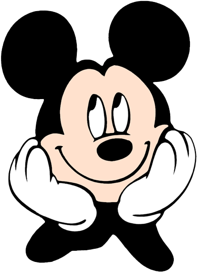 Clip Art Free Lollipop Clipart Mickey Mouse Ear - Mickey Mouse Face Png (395x548), Png Download