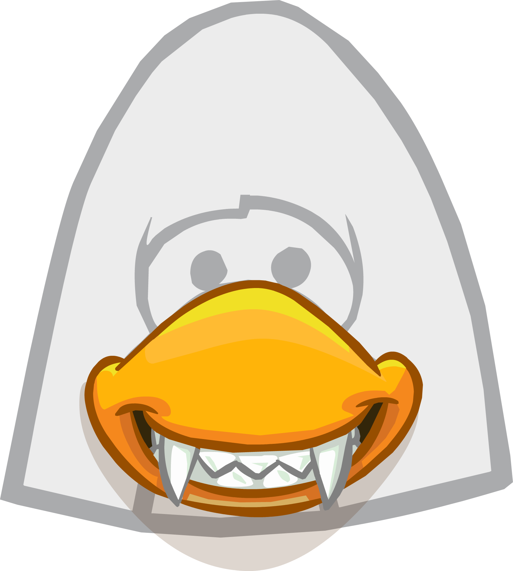 Vampire Grin Clothing Icon Id - Club Penguin Id (1720x1913), Png Download