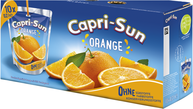 "capri Sun" Schmeckt Zwar Wie "capri Sonne\ - Capri Sun Orange Pack (690x400), Png Download