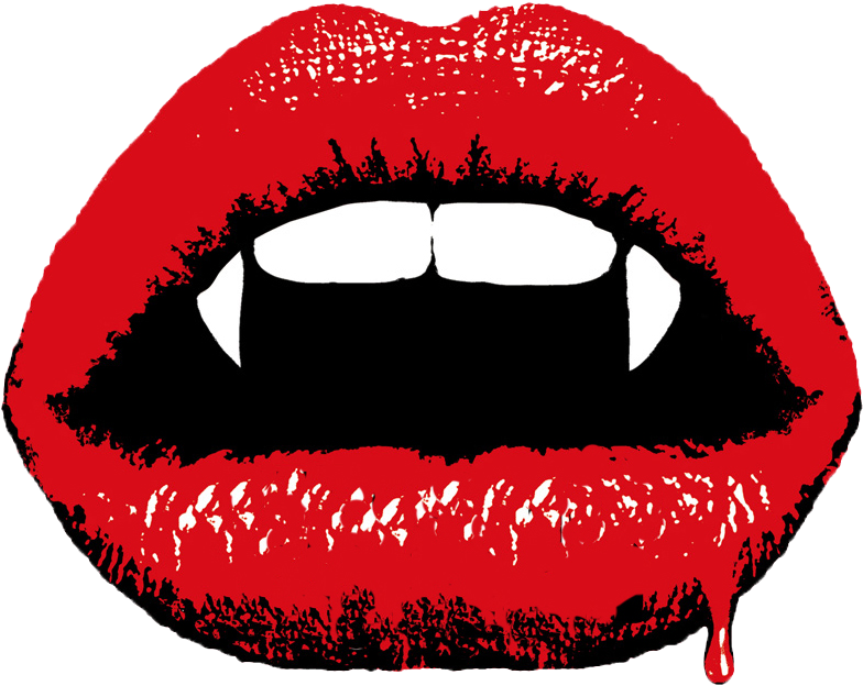 'bazı Kızlar Isırır' Blog Tur Görseli - Vampire Teeth Drawing (784x624), Png Download