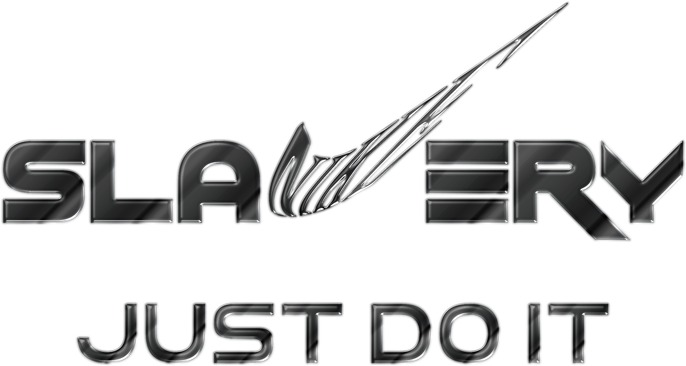 Nike Logo Clipart Black And White - Just Do (2400x1500), Png Download