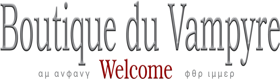 Boutique Du Vampyre (1600x389), Png Download