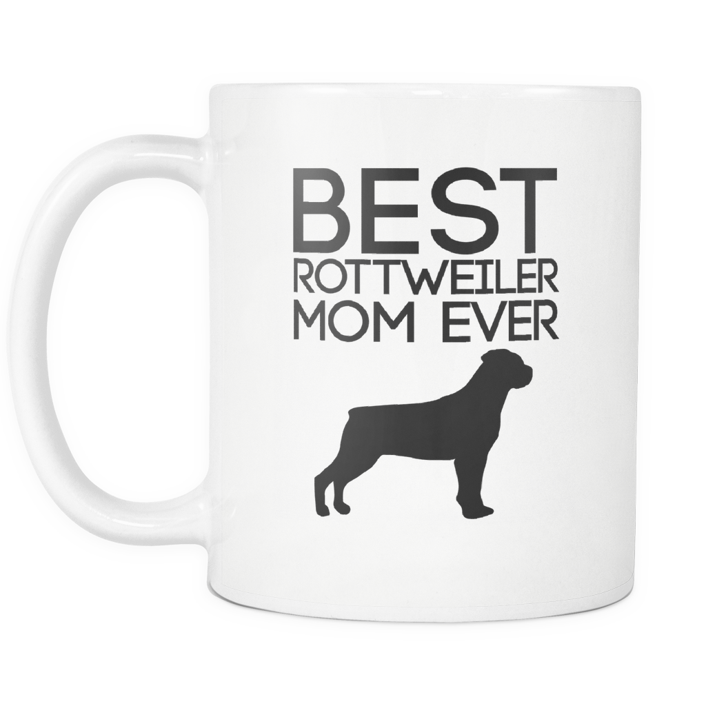 Best Rottweiler Mom Mug - Faraone (1024x1024), Png Download