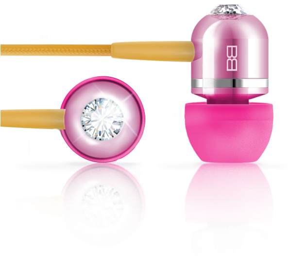 Bassbuds Classic Range - Swarovski (650x650), Png Download
