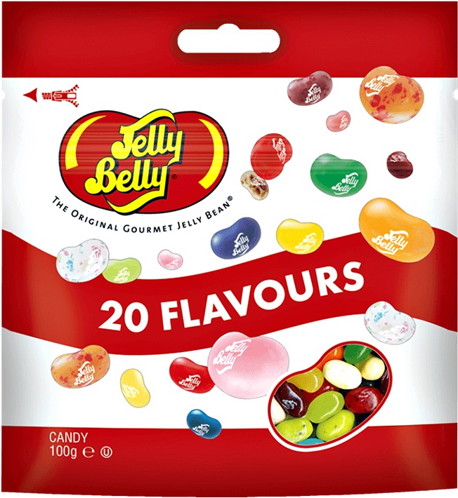 Jelly Belly 20 Flavours (800x800), Png Download
