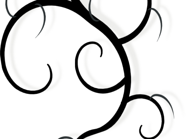 Branch Clipart Swirly Tree - Swirl Clip Art (640x480), Png Download