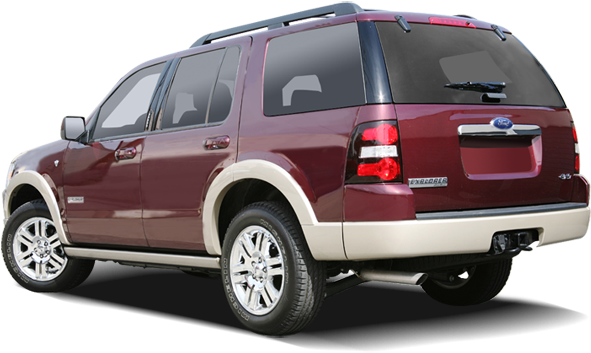 Pre-owned 2008 Ford Explorer 4d Suv 4wd Limited V8 - 2008 Ford Explorer Rear (640x480), Png Download