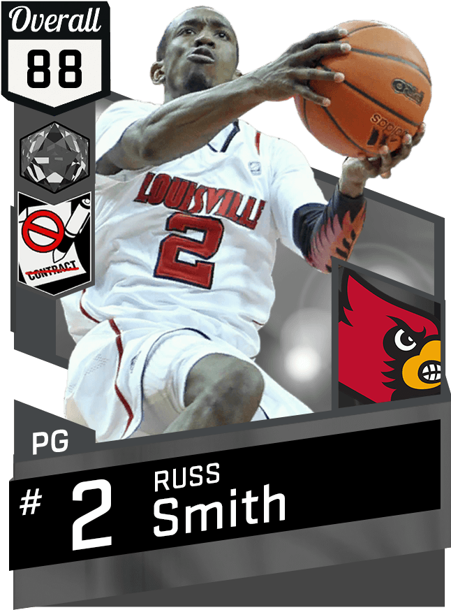Russ Smith - Russ Smith Nba 2k17 (651x941), Png Download