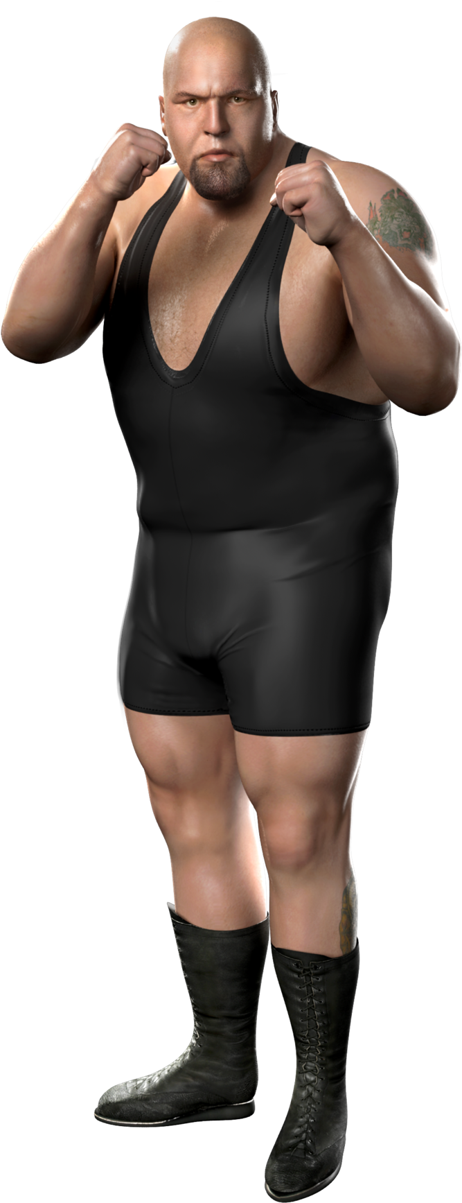 Bigshow Svr2011 Render - Smackdown Vs Raw 2011 Big (915x1829), Png Download