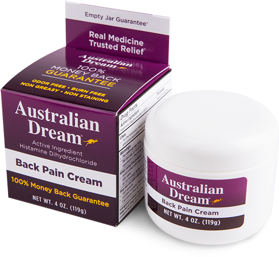 Australian Dream Back Pain Relief Cream - Australian Dream Back Pain Cream 60ml Per Jar (2 Jars) (600x529), Png Download