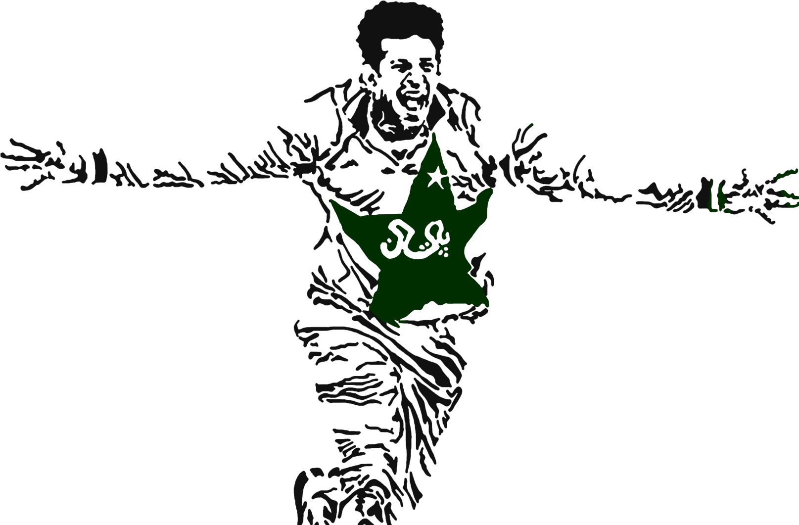 Wasim Akram Caricature - Sultans Of Swing Cricket (1728x1080), Png Download