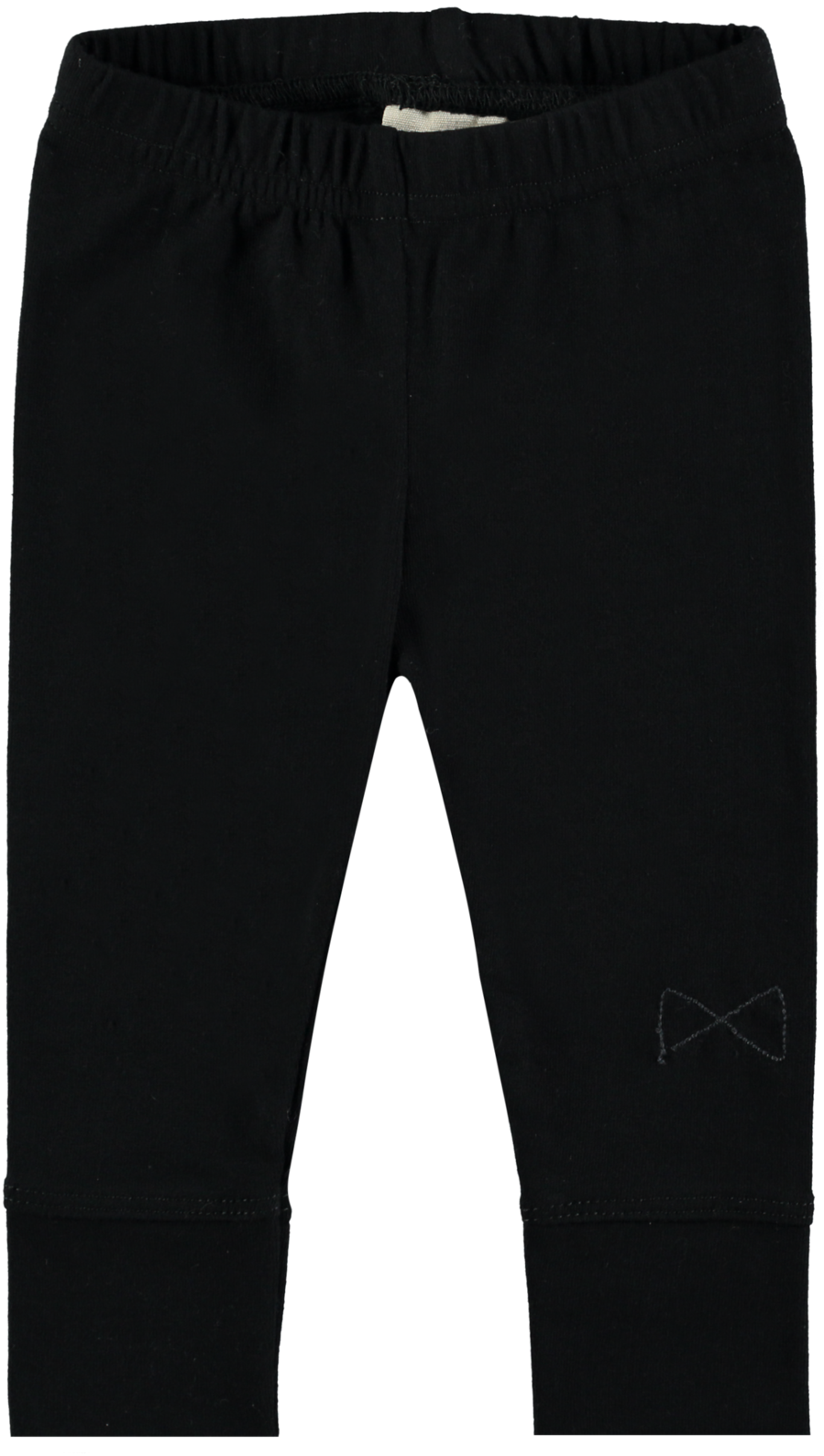 Black Jersey Pants By Mini Sibling - Leggings (900x1609), Png Download